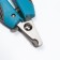 Copterus of the side with corrugated handles, a hole of 9 mm, blue with gray
