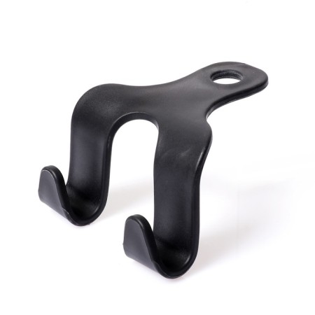 Killer-crunch on the headrest, two hooks, black-1