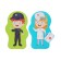 Magnetic game "Dressers. Professions "