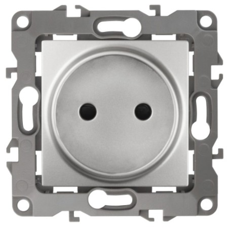 2p socket, 16A-250V, IP20, era12, aluminum