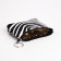 Women's wallet with lightning, black/white color