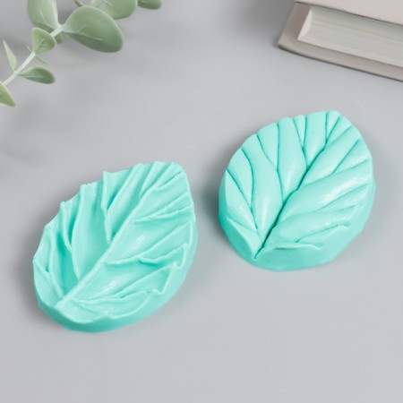 Mold Silicon "Rose Leaf" set 2 pcs 5.5x7.4x1.9 cm-1