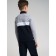 Polo for a boy with a long sleeve, height 128 cm