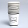 A disposable paper glass for "number one" coffee, 250 ml