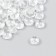 Beads for creativity plastic "Crystalics" Transparent set 20 grams 0.6x1x1 cm