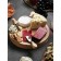 Set for feeding cheese, oak board 25 × 25 × 3.5 cm, 4 knives for cheese