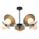 Sonnenblume chandelier, 5x25W G9, black color