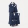 Road bag 2 in 1 on wheels 20 ", a lightning department, 4 outer pockets, blue color