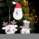 Light decor with the suspension "New Year" 9 cm, mix