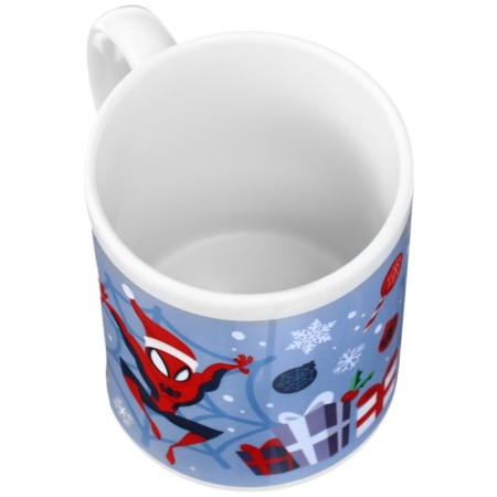 New Year mug 350 ml, spiderman-2