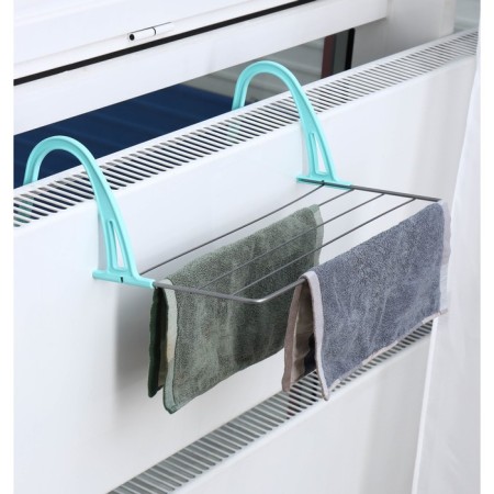 Drywall for linen on a radiator, 45 × 23.5 × 18 cm, color gray color
