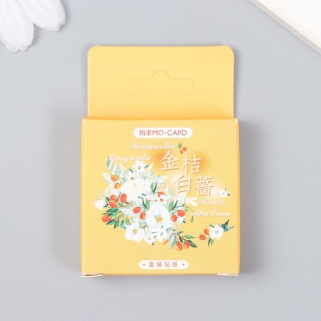 Stickers for creativity "Roses and fruits" set 46 pcs 4.4x4.4x1.1 cm-3