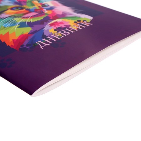 Diary in a soft cover, for grades 1-11, 40 sheets, calligrata "kitten. Art"-3