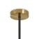 Suspended lamp Freya Fr5432PL-08BBS Lora, 440x440 mm, E14, 8x40W, black color and brass