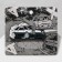 Icon "Japan" AE-86, black and white color in ferrous metal