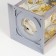 Spinker "Flowers" LED from 3HaAA batteries with a gray with a golden patina 14x14x29.5 cm Risalux