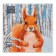 New Year's napkins Paper Home Classic "Squirrel", 3 layers, 33x33 cm, 20 pcs
