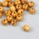 Beads for creativity, wood in the jar "Galls with natural gaps" set 22-24 pcs d = 1 cm