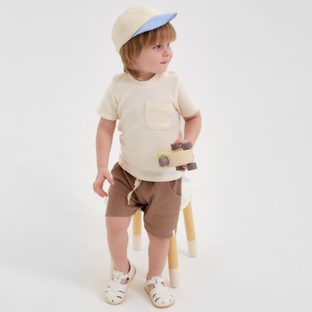 T-shirt T-shirt, I am Basic Line, height 86-92 cm, milk-2
