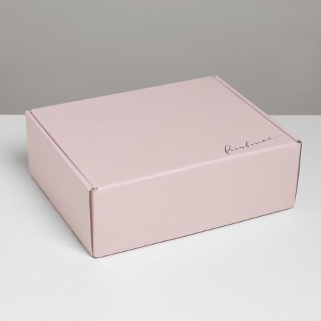 Gift folding box, packaging, "pink", 27 x 21 x 9 cm-4