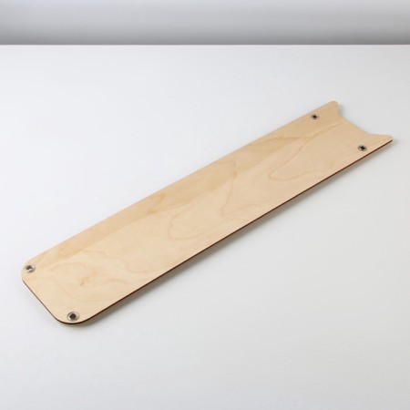 Plywood clawberry with a “cat”, 50 x 11 cm-6