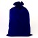 Gift bag "Gift from Santa Claus", 60 x 40cm, blue velvet