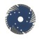 Disk diamond cutting tundra, Turbo-segment with protective sectors, dry cut, 125 x 22 mm