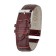 Watch strap, male, 22 mm, harness 80 mm, larynx 120 mm, genuine leather, dark brown