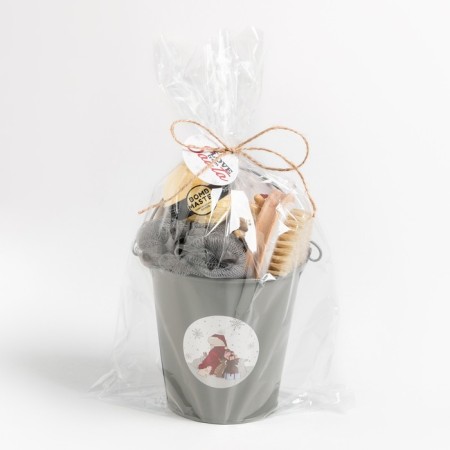 New Year's gift set of Ethel "Santa", towel 30x60 cm and accessories-5