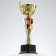 Cup 155b, award figure, gold, plastic stand, 36.3 × 18.4 × 10.5 cm.