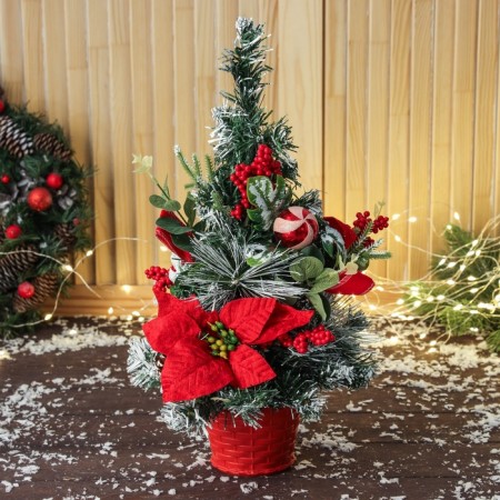 Christmas tree decor "Poinsia Red" 41x19 cm