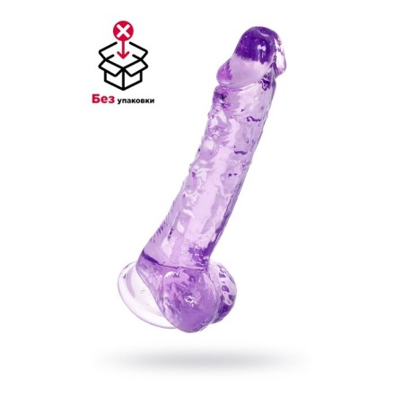 Falloimitator Realistic, TPE, 21 cm, purple color-8
