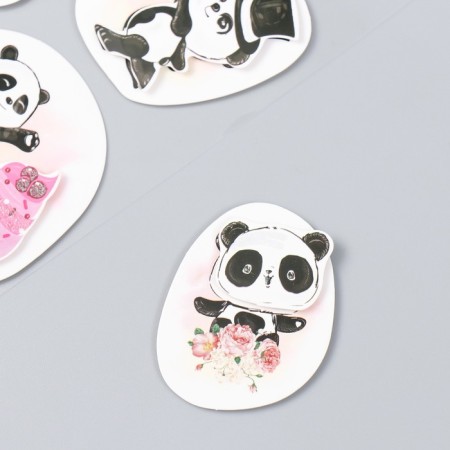 Stick Cardboard 2 layers "Flower Panda" 17x12 cm-1