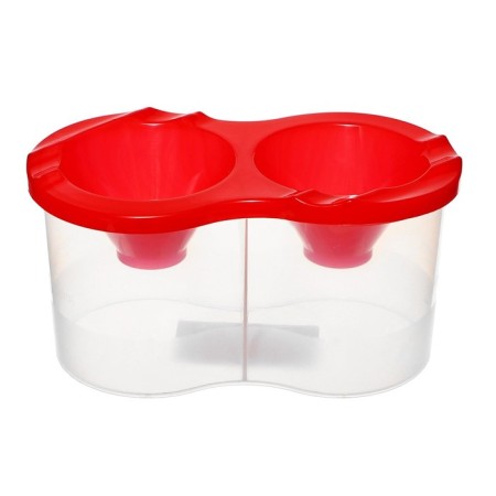 A set of glasses of double 300 ml 2pcs Calligrata SN-3, red-1