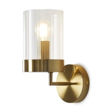 Бра Freya FR5426WL-01BS Clip, 100х230х230 мм, E14, 1х40Вт, цвет латунь