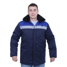 Working jacket, p. 48-50, height 182-188 cm, blue/cornflower color