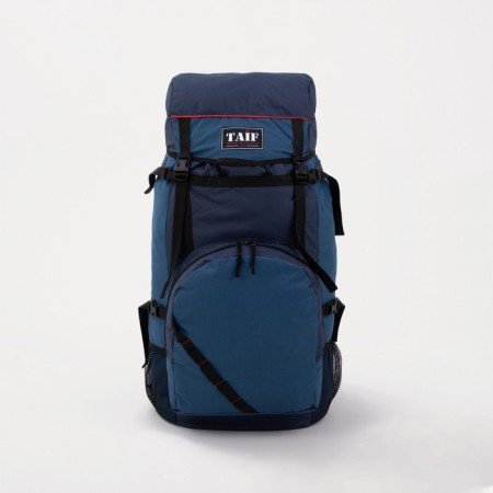 Tourist backpack, TAIF, 90 l, lightning department, blue color-2
