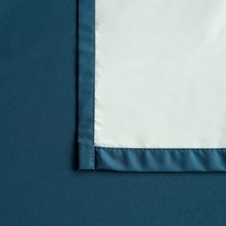 Non -combustible curtain "Ellipse", size 145 x 270 cm, blue color-2