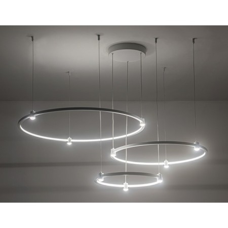LED LED suspension Ambrella Light, Linetech, FL5533, LED, 90 W, 7200LUM, 3000-6400K, white color-1