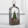 LED figure "Lantern with a Christmas tree" 13 × 30 × 7 cm, plastic, AAX3 batteries (not complete), USB, glow warm white