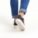 Women's sneakers, dark brown color, size 38