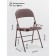 Folding stool S-2589 brown
