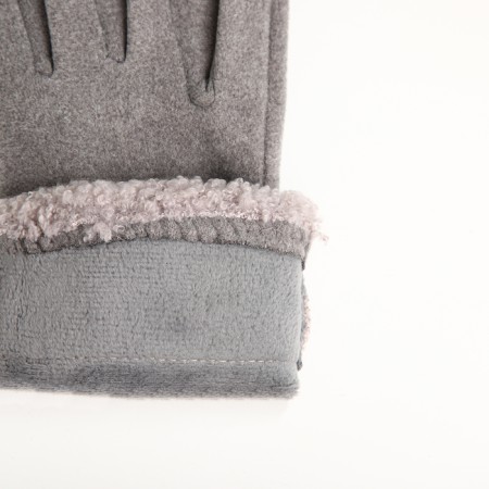 Gloves are female, dimensionless, without insulation, color gray color-3