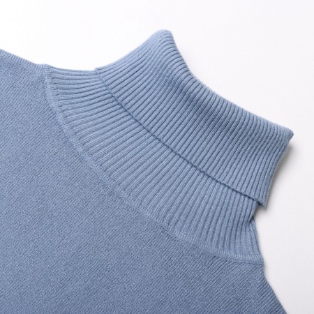 Turtleneck female color indigo, size One size (46-50)-5