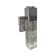 Sconces "Aqua", 1x5W Led Chrome 10x9x37 cm