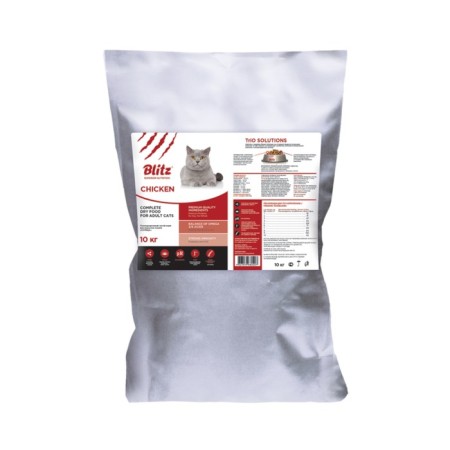 Dry food Blitz for cats, chicken, 10 kg
