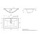 Paola Mario shell, half -vested, 60 cm, rectangular