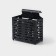 Diningrum dryer suspended shade, 17.5 × 16.5 × 9 cm, black color