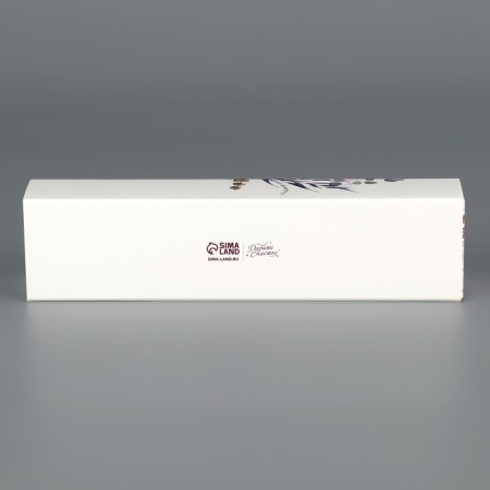 Box for sweets, confectionery packaging, 5 cells, “wreath”, 5 x 21 x 3.3 cm-5