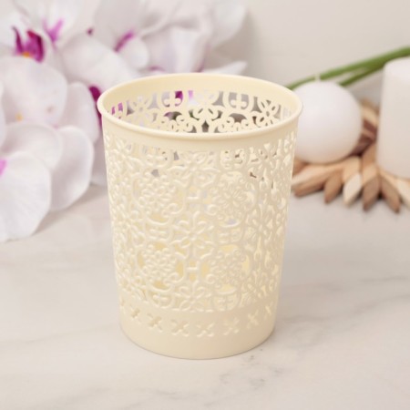 Arabesque storage basket, plastic, 10 × 10 × 12 cm, color mix-4